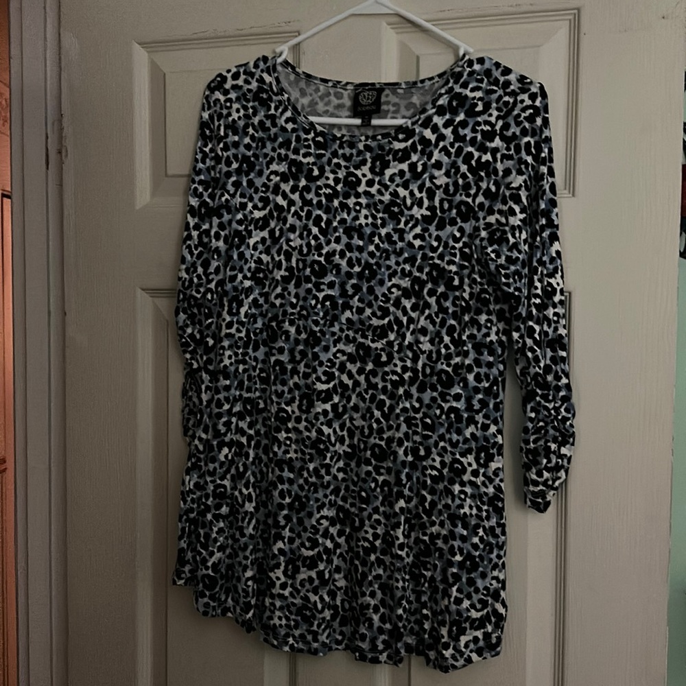 Animal print top